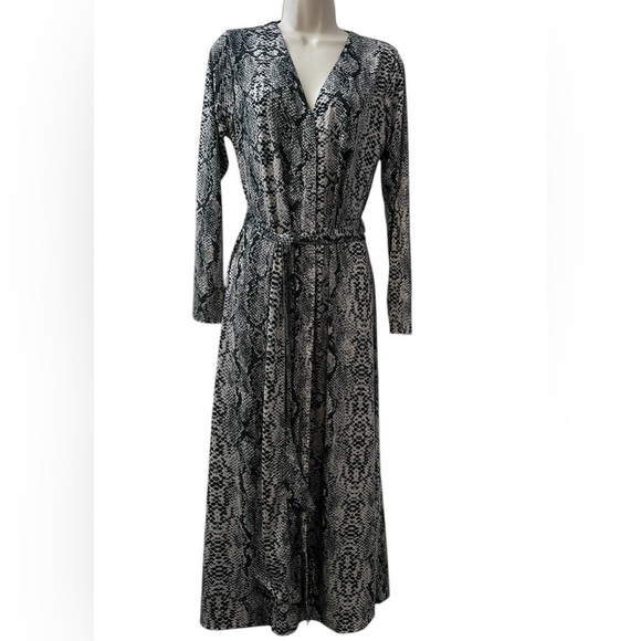 La Mer Luxe Animal Print Button-Down Dress - Size S - Picture 1 of 13